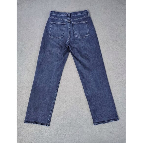 Veronica Beard Blake Classic Straight High Rise Buttonfly Denim Jeans Blue 28/6 - Picture 7 of 9